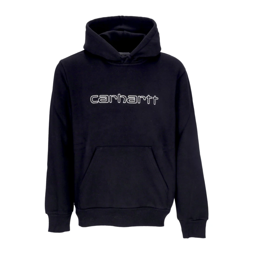 Carhartt Wip Men's Black Hooded Sweatshirt With Kangaroo Pocket - Hoodies - M - Sweatshirts & Hoodies