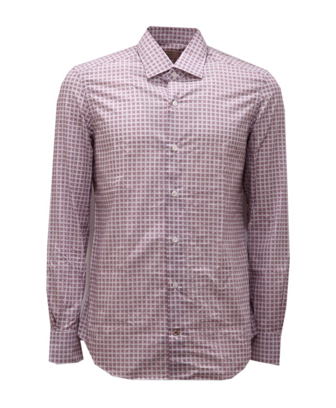 slim-wit-bordeaux-print-katoenen-overhemd