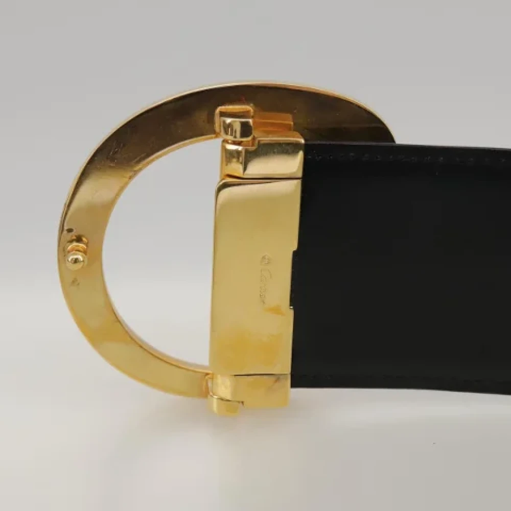 Cartier Vintage Pre-owned Leather belts Black Dames