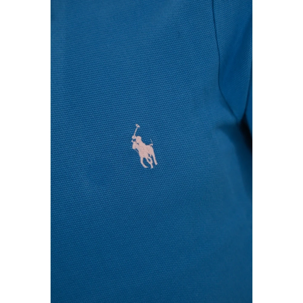 Ralph Lauren Slim Fit Polo Shirt Blue Heren