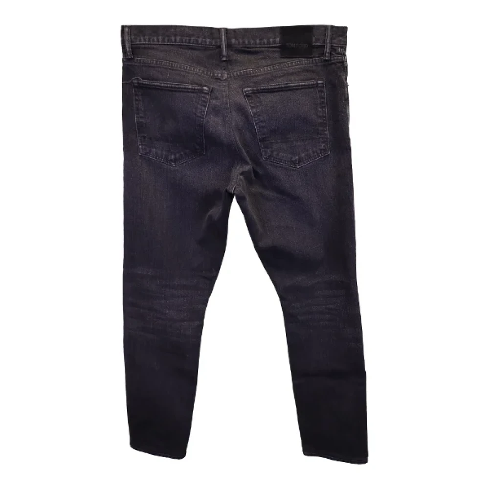 Tom Ford Pre-owned Cotton jeans Black Heren