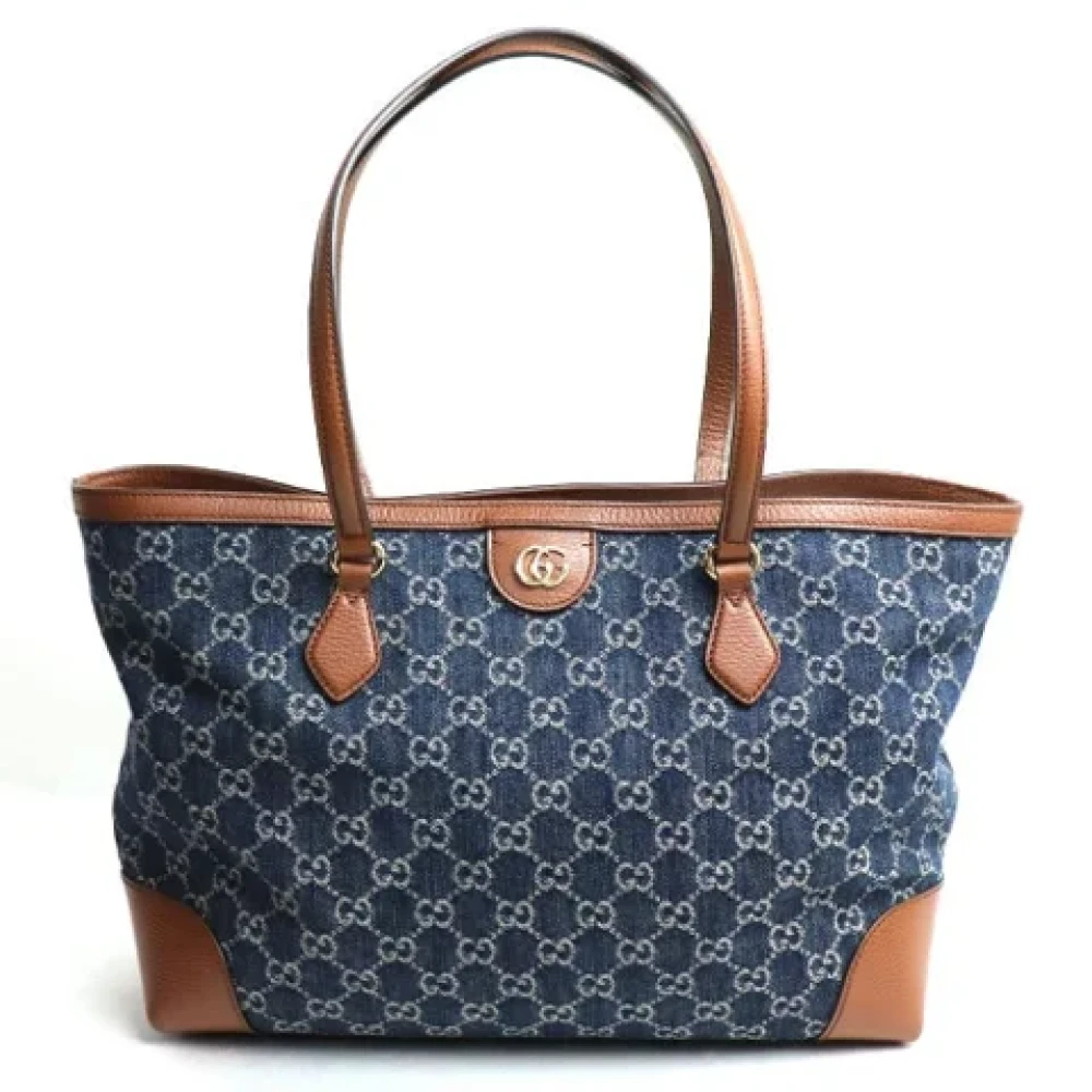 Gucci Vintage Pre-owned Denim gucci-bags Blue Dames