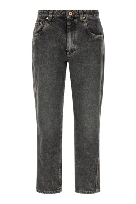 Monili-detaljerade bomullsjeans