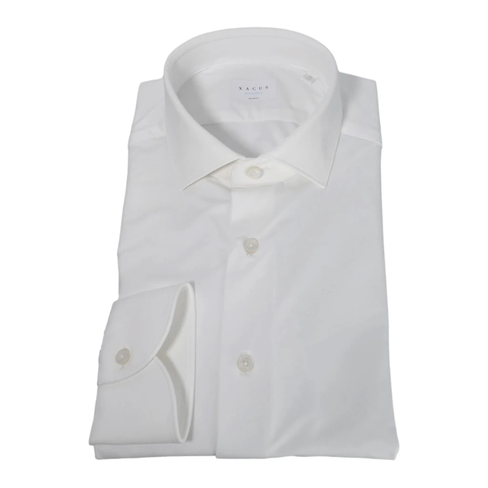 Xacus Mannen & shirt actief shirt 11460001 White Heren