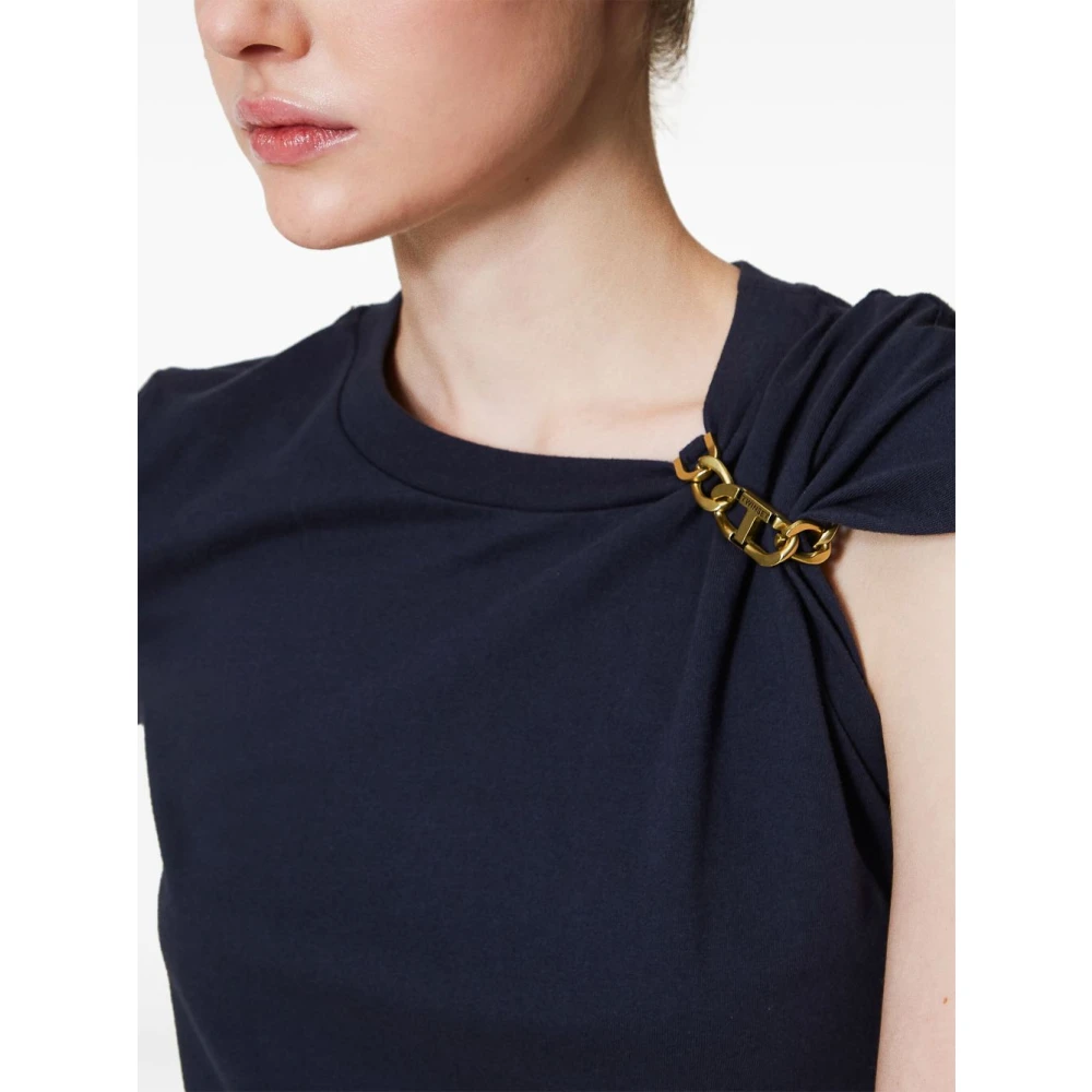 Twinset Blauwe T-shirts en Polo's Blue Dames