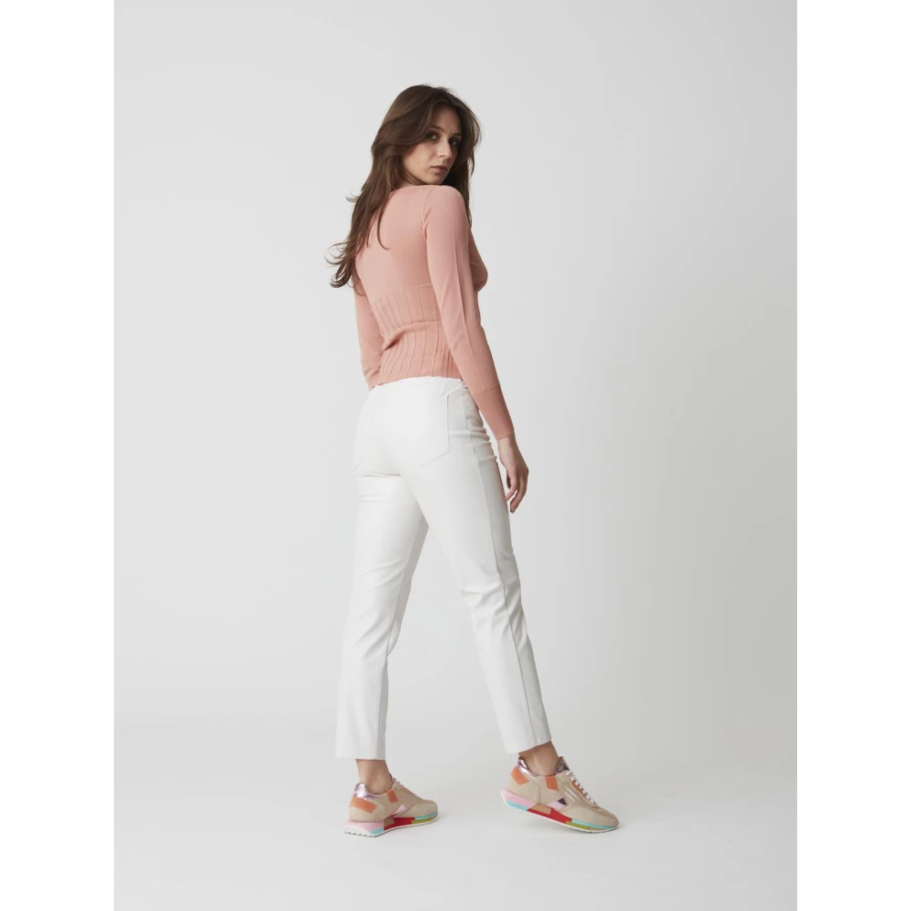 pinko Viscose Beachvolley Shirt Beige Dames