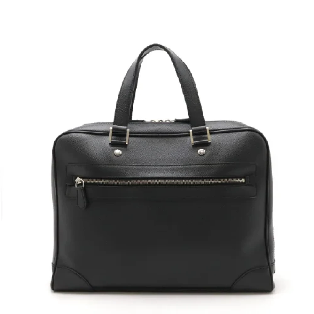 Louis Vuitton Vintage Pre-owned Leather handbags Black Heren