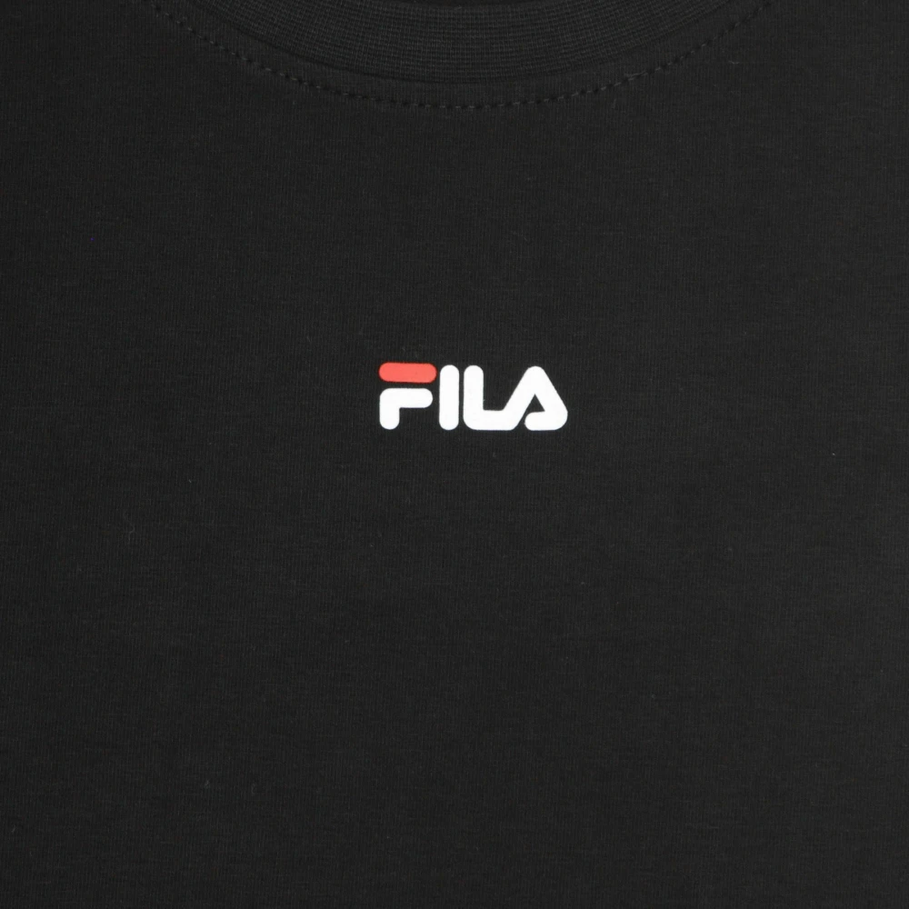 Fila Zwarte Tee Jurk voor Vrouwen Black Dames