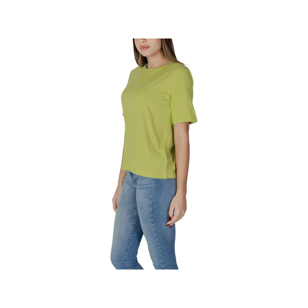 b.Young Groene Crew Neck T-Shirt Green Dames