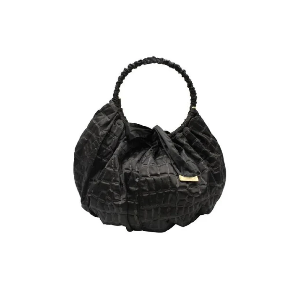 Armani Pre-owned Polyester handbags Black Dames