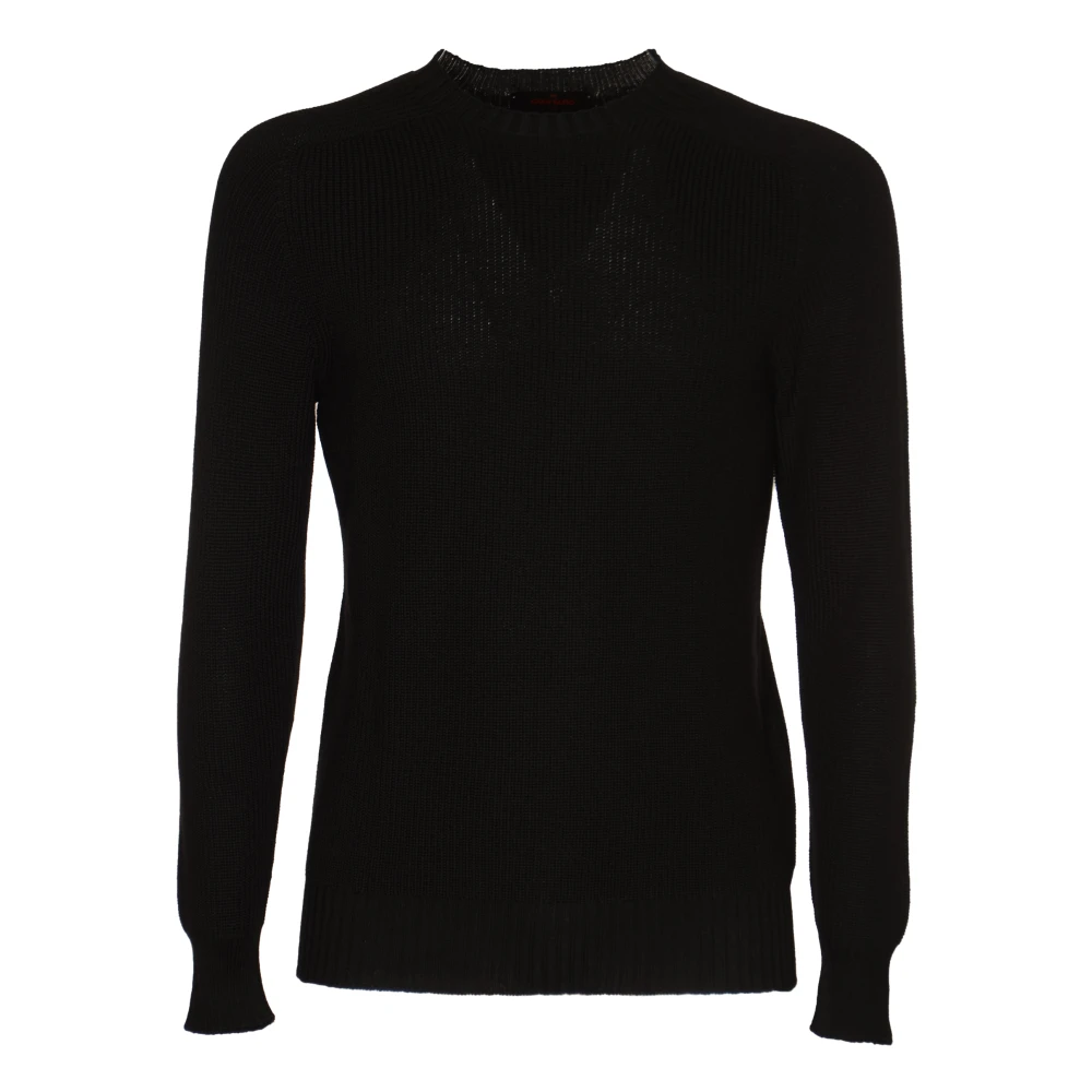 Gran Sasso Stijlvolle Sweaters Paricollo Black Heren