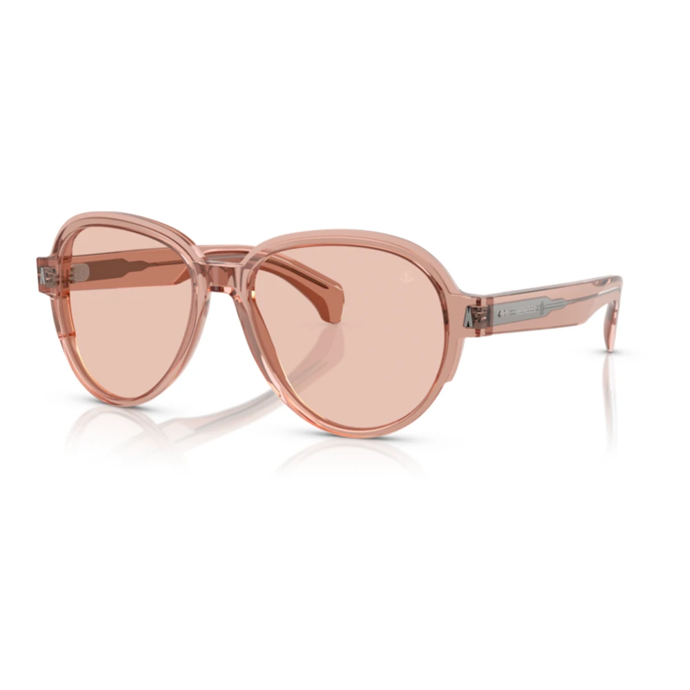 Moncler Unisex Pink Sunglasses, 57 Mm, Transparent Sunglasses