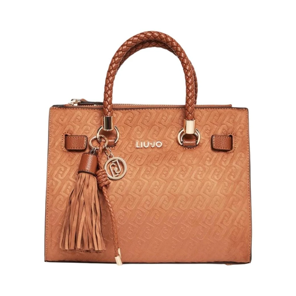 Liu Jo Beige Handbag With Shoulder Strap And Detailed Design - Female - Shopping Bags - One Size - Bags