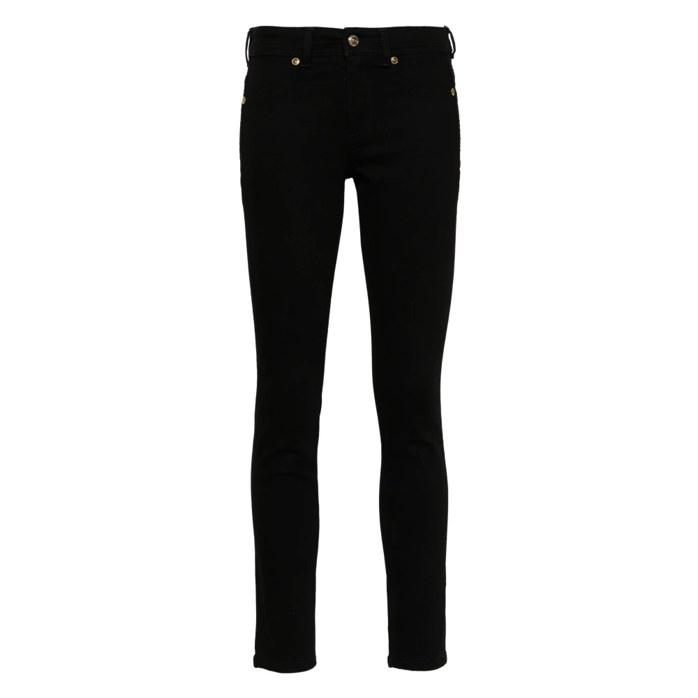 Versace Jeans Couture Zwarte Pantalone Jeans Black Dames