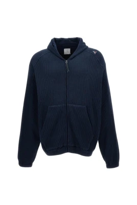 Bee Sun Faded Waffle Zip Up Hoodie