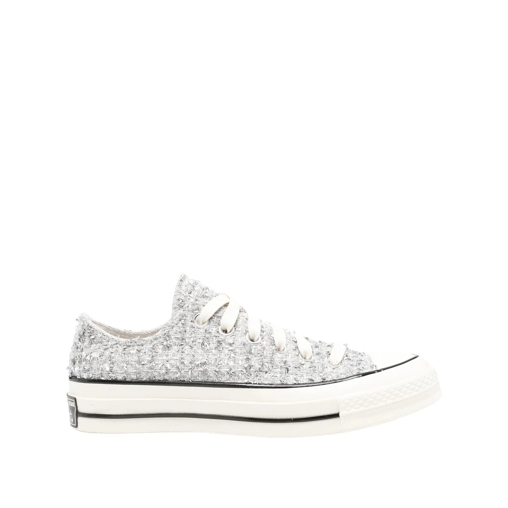 Converse Chuck 70 Metallic Tweed Heren Schoenen Grijs