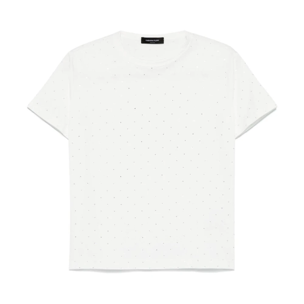 Fabiana Filippi Witte T-shirt Collectie voor Mannen White Dames