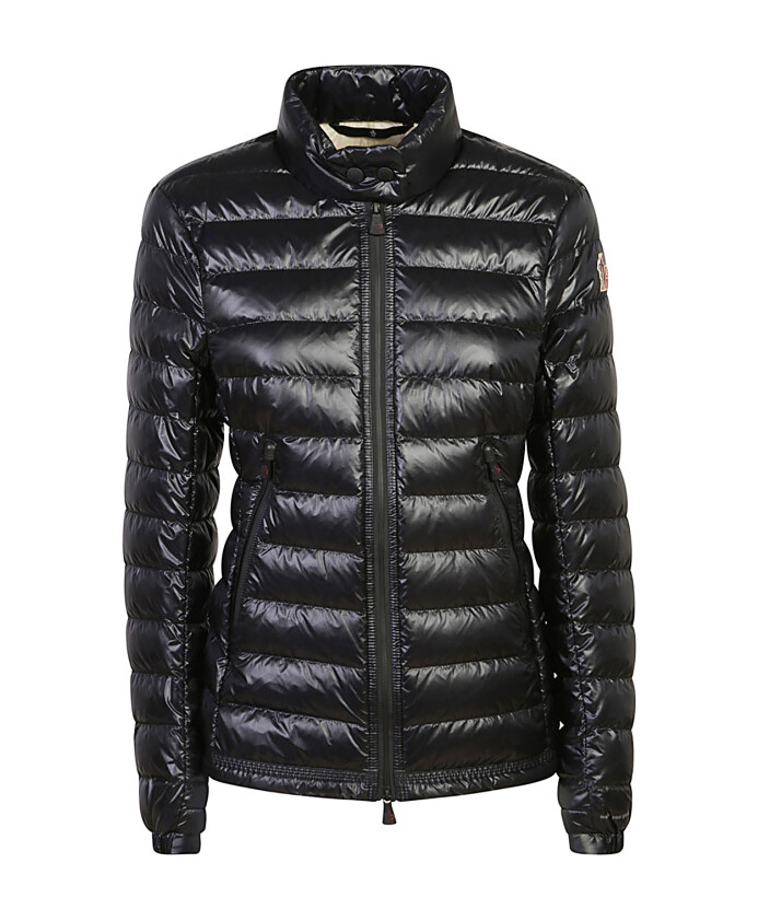 black-medonte-hooded-ruche-quilted-short-down-jacket