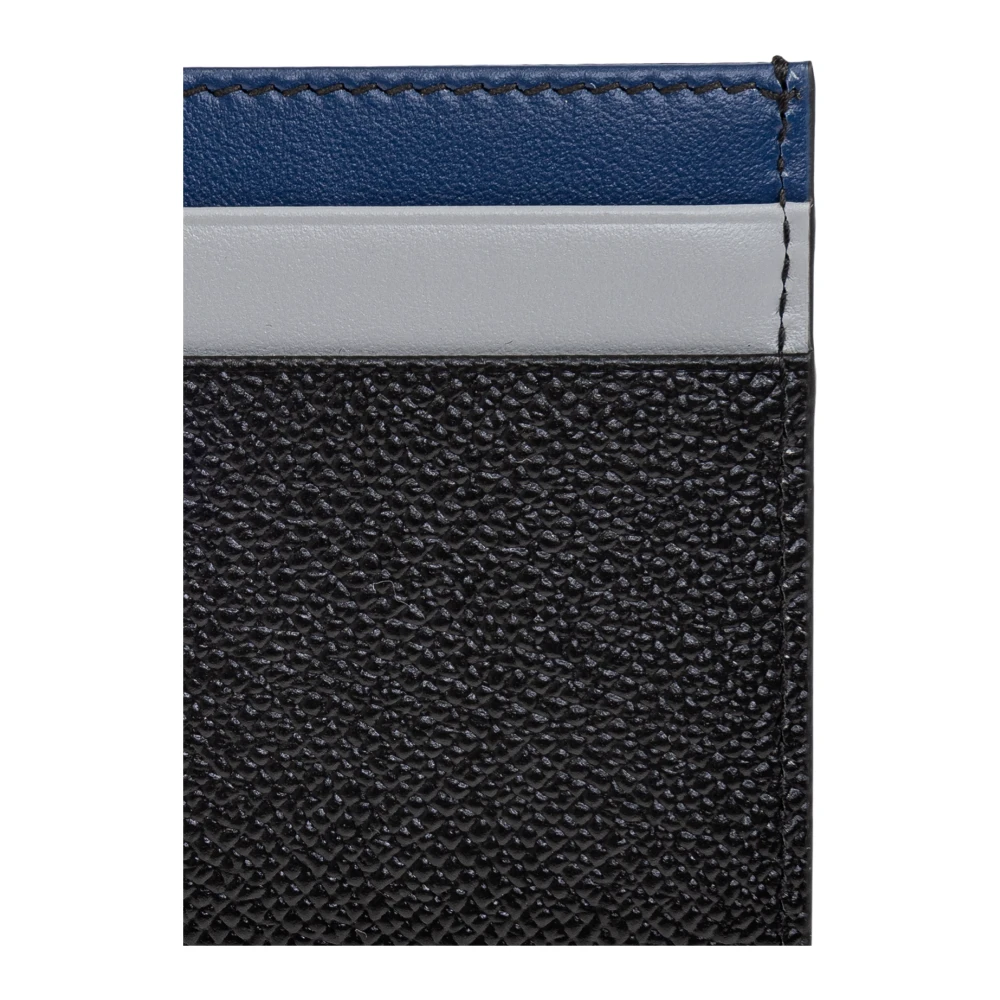 Dolce & Gabbana Leren kaarthouder Black Heren