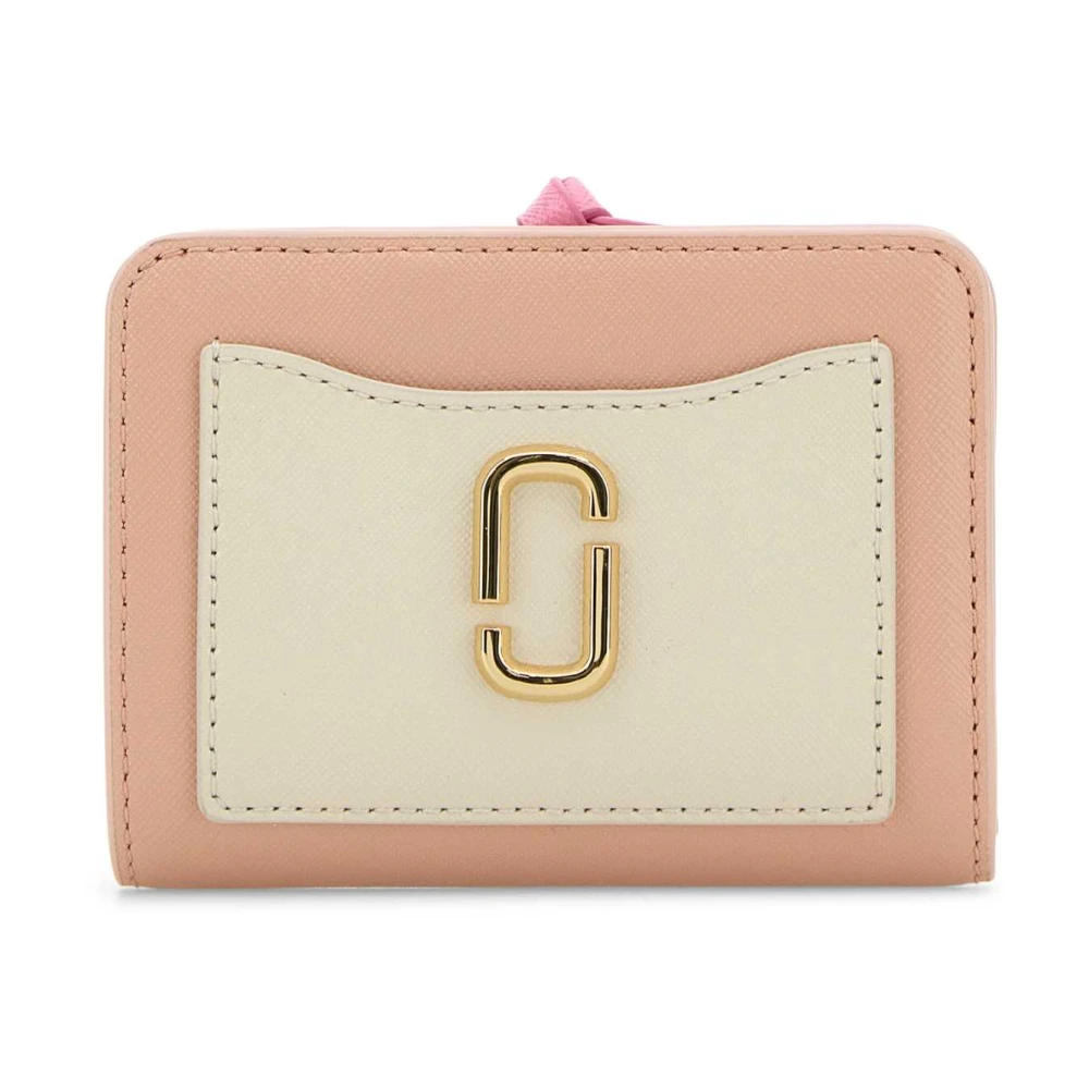 Marc Jacobs Roze Leren Utility Snapshot Portemonnee Pink Dames