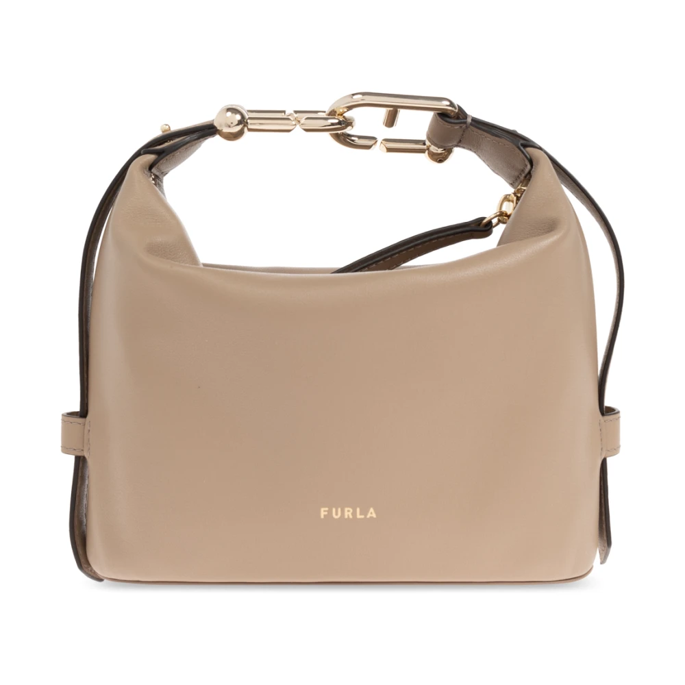 Furla Tas Nuvola Mini Beige Dames