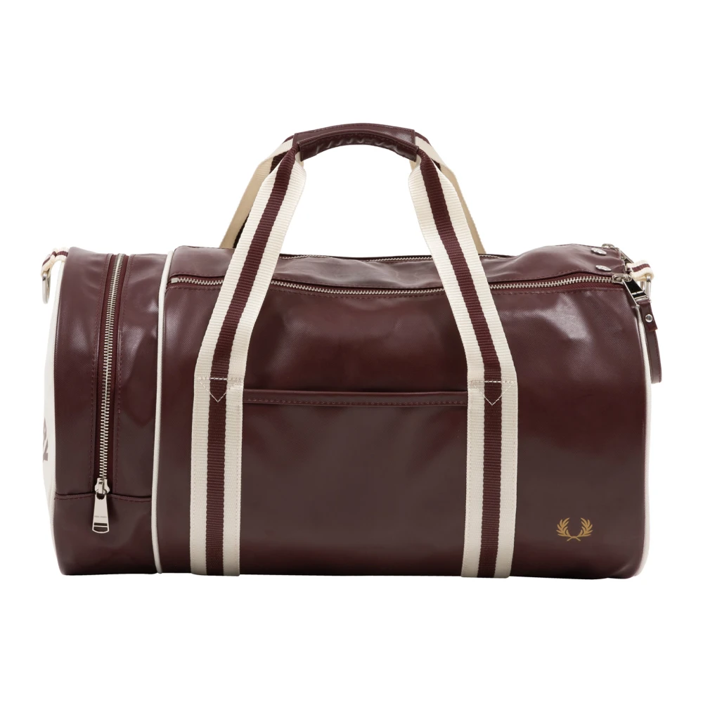 Fred Perry Verstelbare Gymtas met Afneembare Band Red Heren