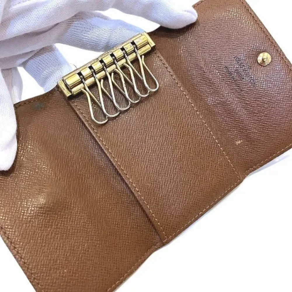 Louis Vuitton Vintage Pre-owned Canvas key-holders Brown Heren