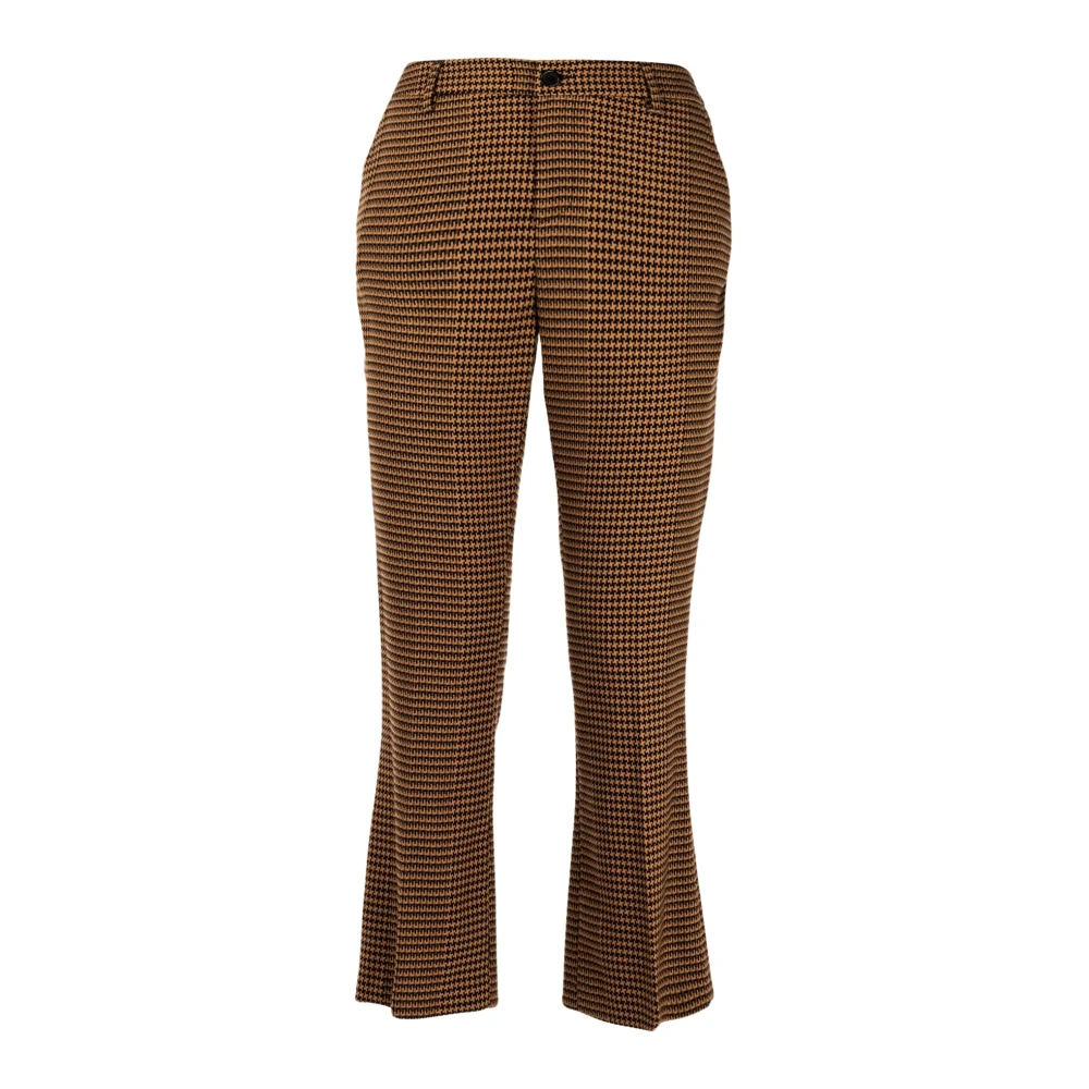 Liu Jo Elegante Chino Broek Winter Tabak Zwart Brown Dames