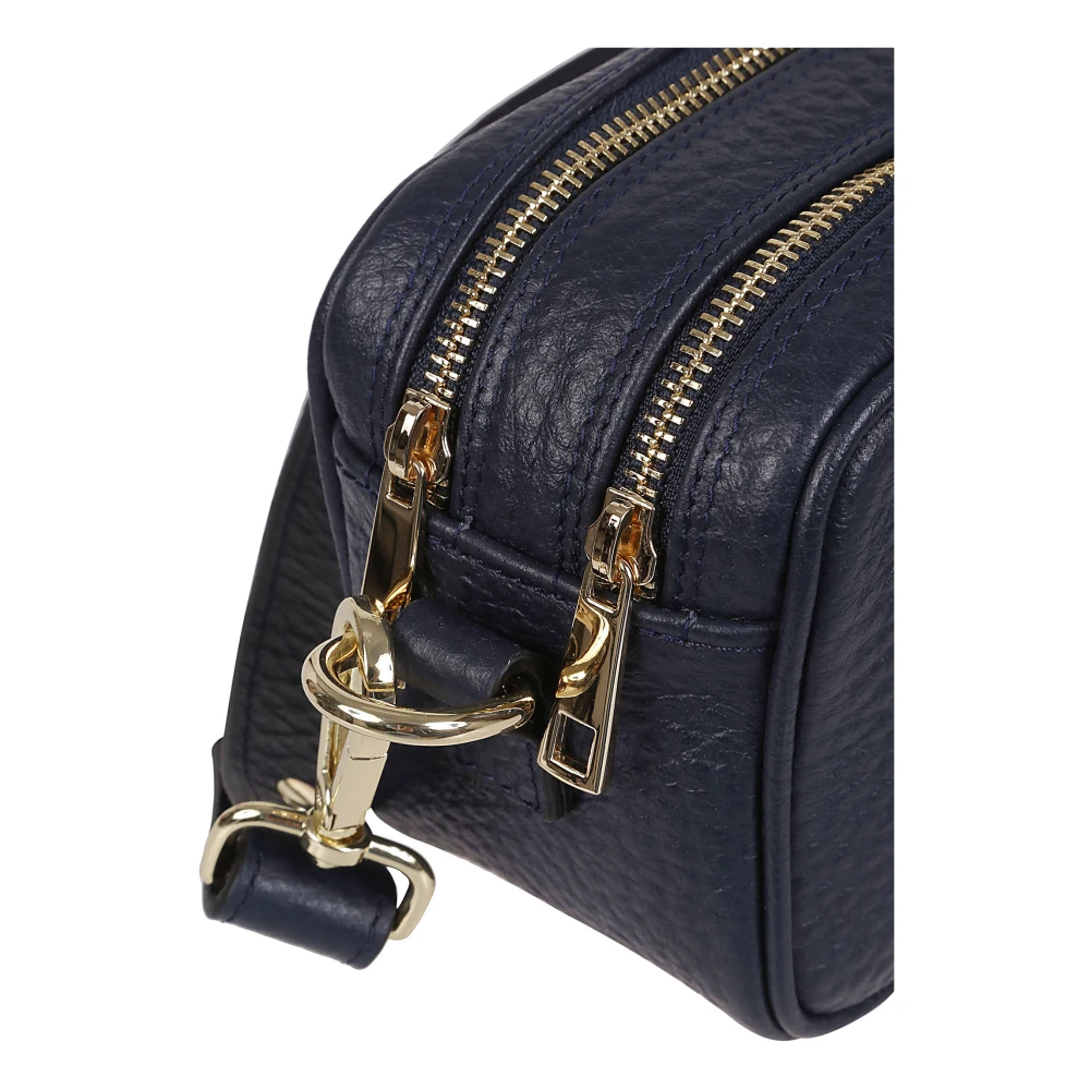 Avenue 67 Blauwe Leren Tas Gemaakt in Italië Blue Dames