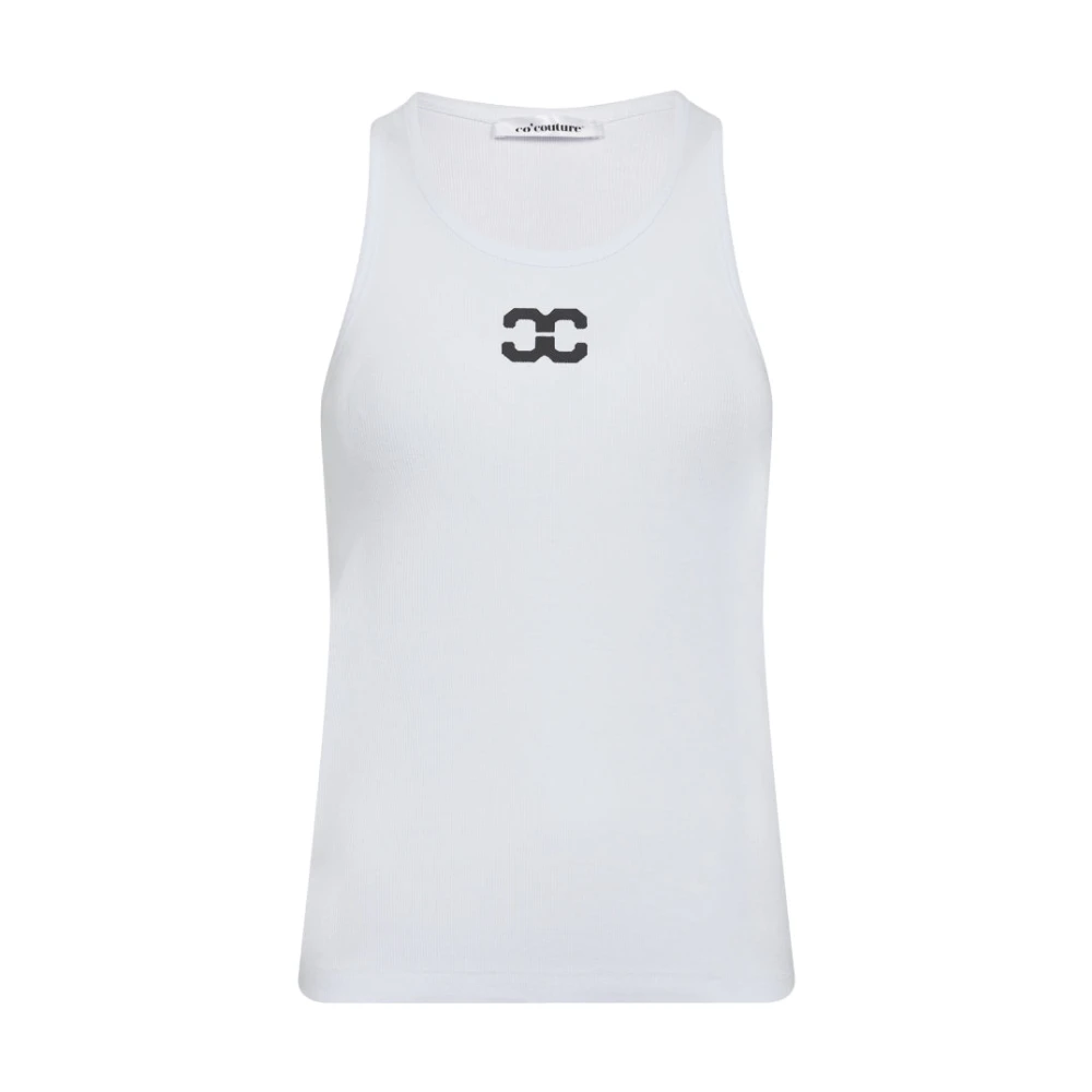 Co'Couture Wit Katoenen Tanktop White Dames