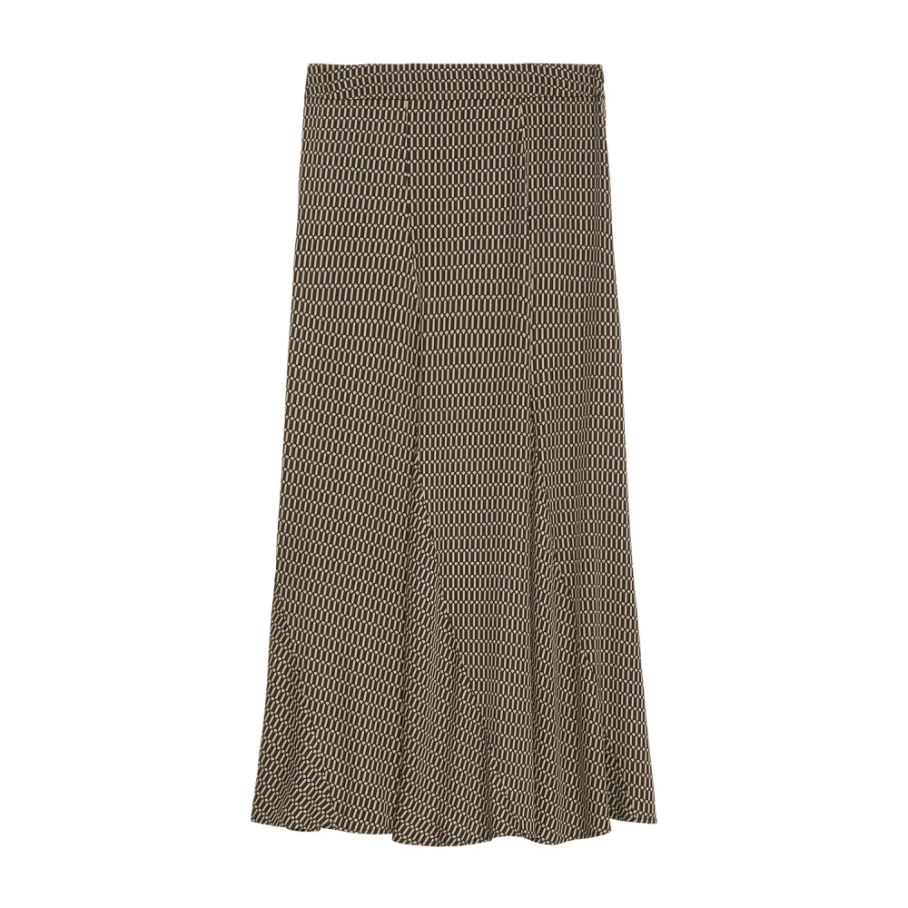 Marc O'Polo Relaxte maxi print rok Beige Dames