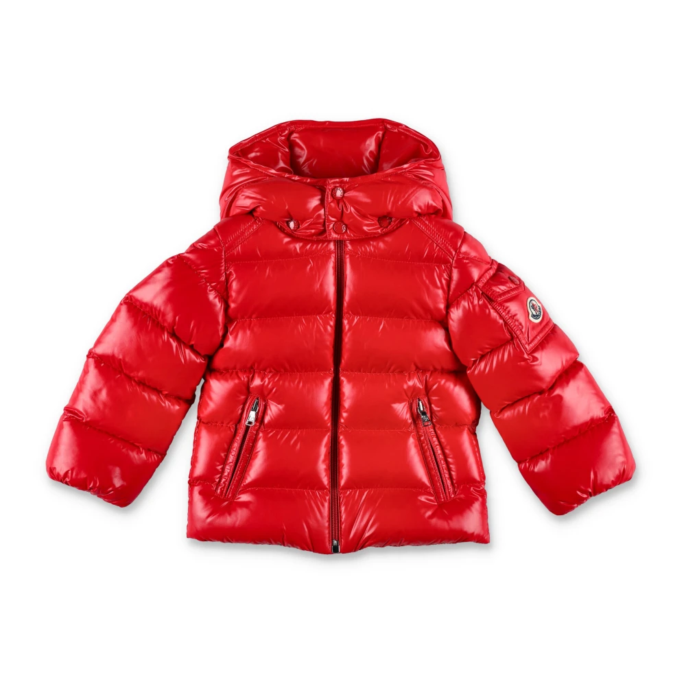 Moncler Röd Dunjacka för Pojkar Red, Pojke