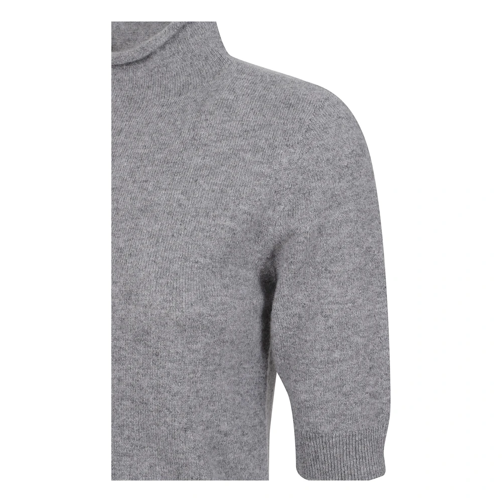 Kangra Kasjmier Grijze Trui Made in Italy Gray Dames