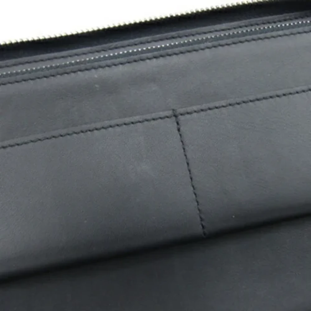 Louis Vuitton Vintage Pre-owned Leather wallets Black Dames