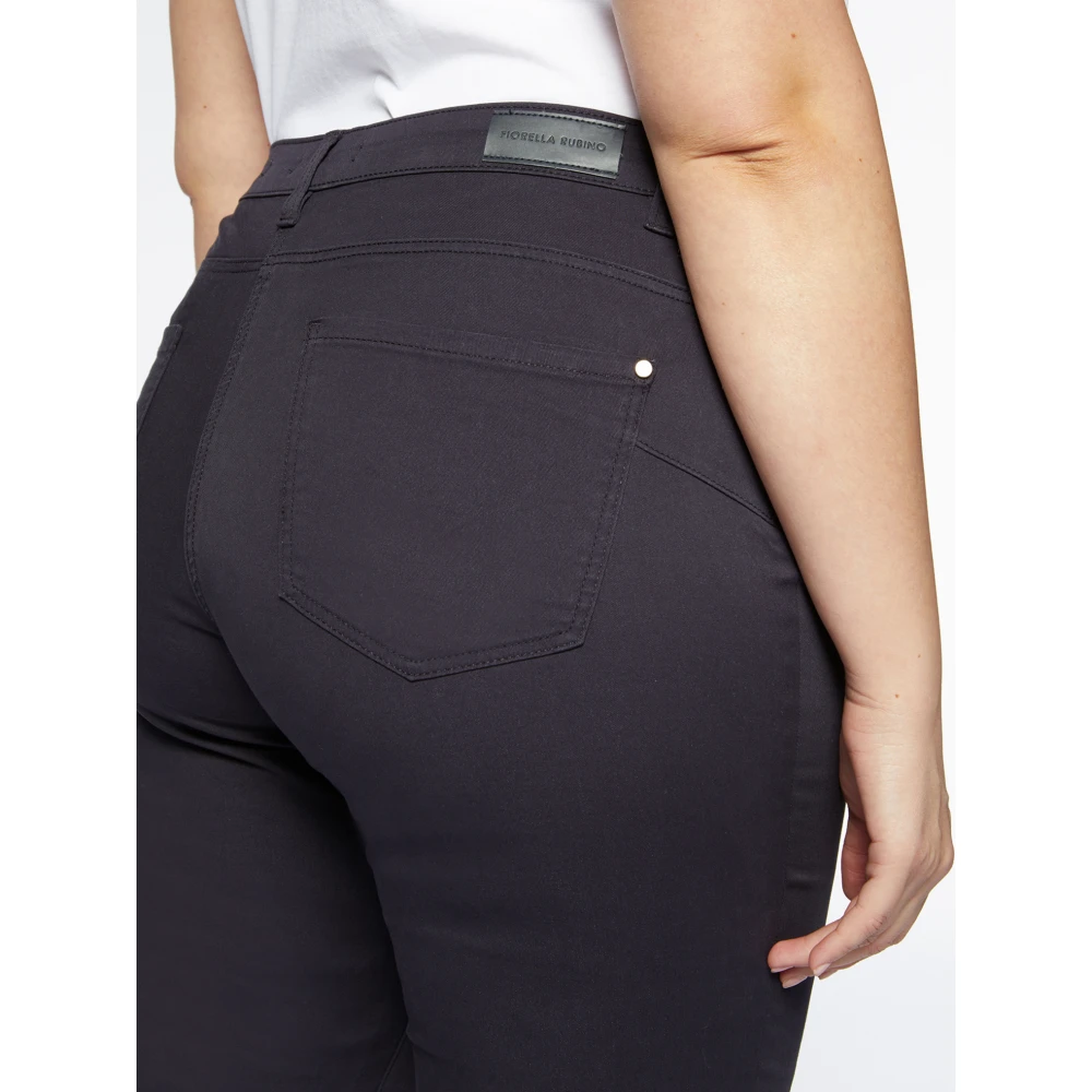 Fiorella Rubino Five-Pocket Regular Hose Smeraldo Blue Dames