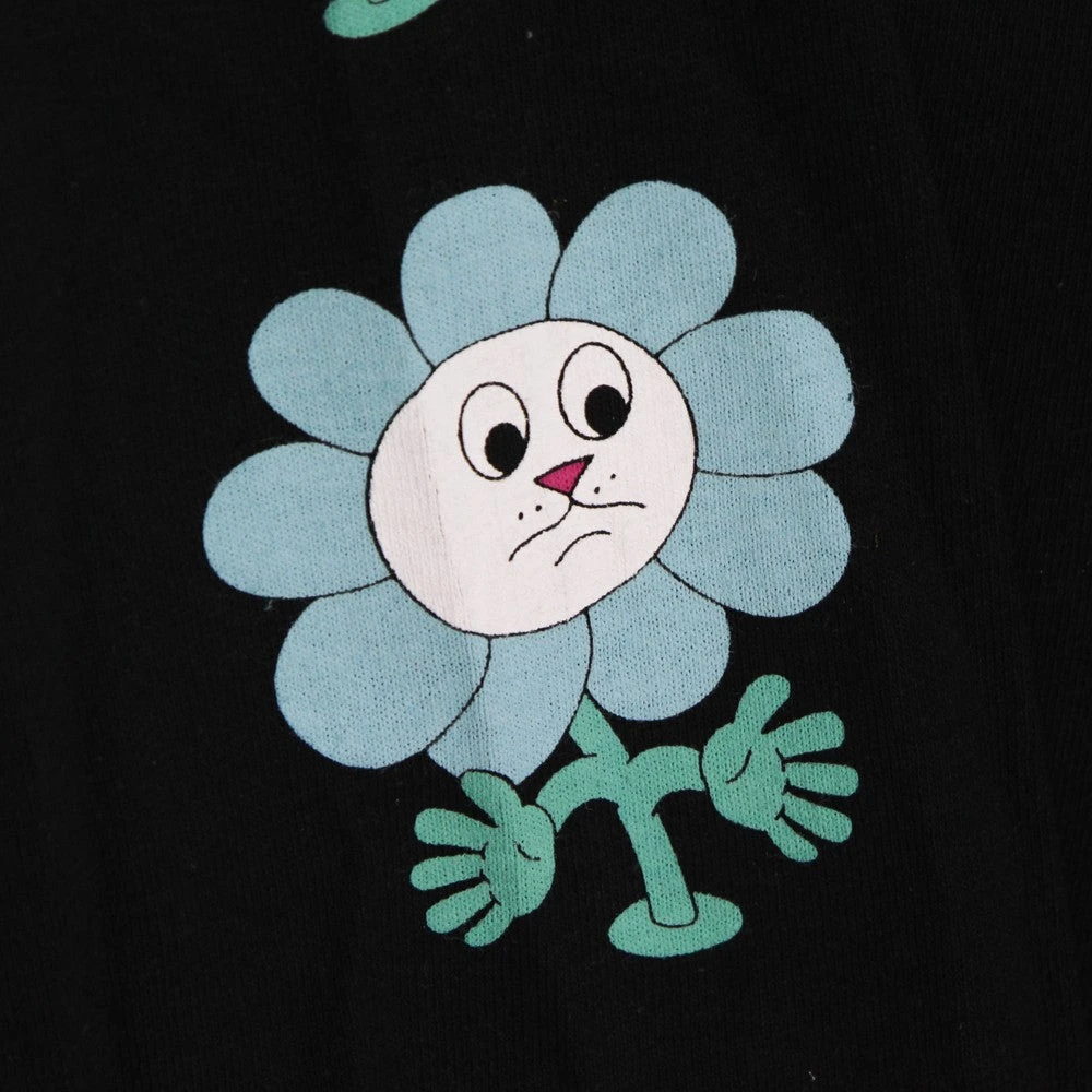 Ripndip Zwarte longsleeve ronde hals T-shirt Black Heren