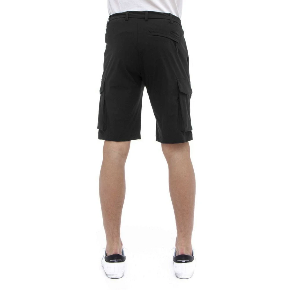 People of Shibuya Urban Stretch Bermuda Shorts Black Heren