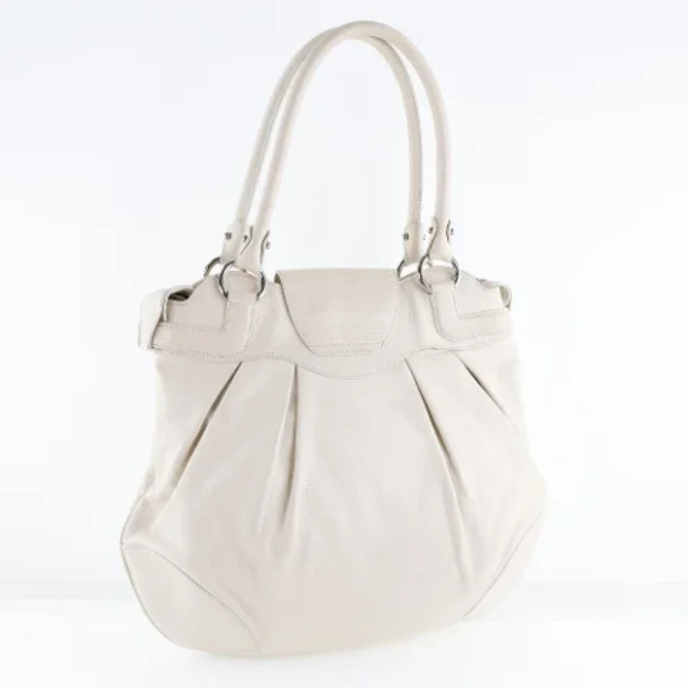 Salvatore Ferragamo Pre-owned Leather handbags White Dames