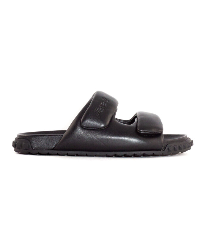 black-twist-leather-sandals-with-logo