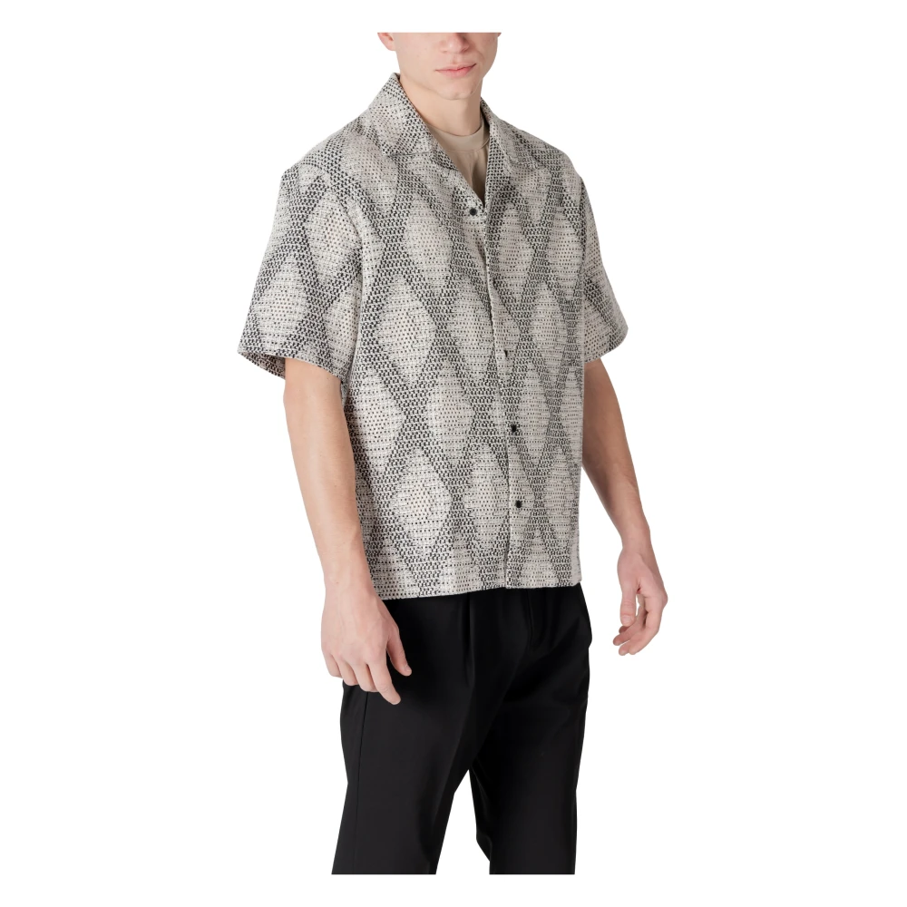 Antony Morato Korte mouwen overhemd collectie polyester katoen Multicolor Heren