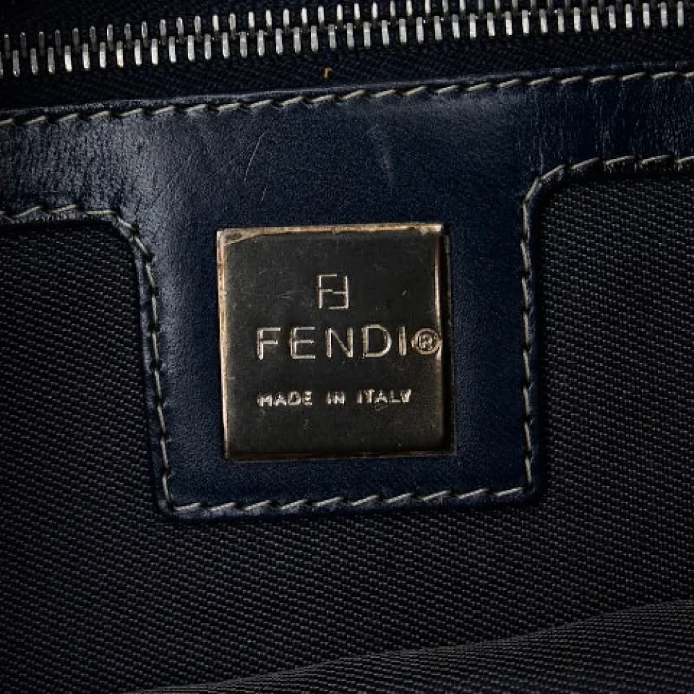 Fendi Vintage Pre-owned Canvas handbags Blue Dames