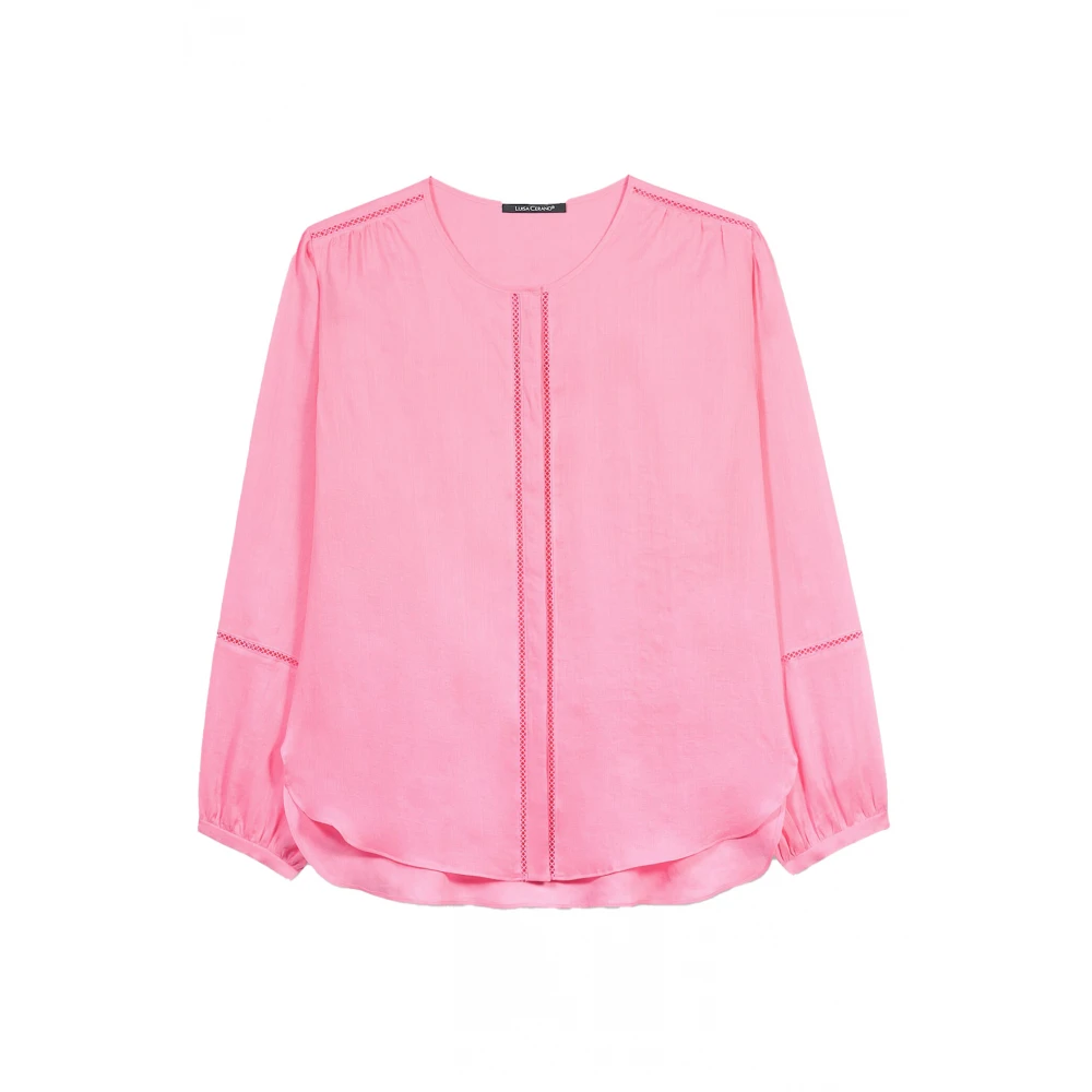 LUISA CERANO Elegante Blouses Collectie Pink Dames