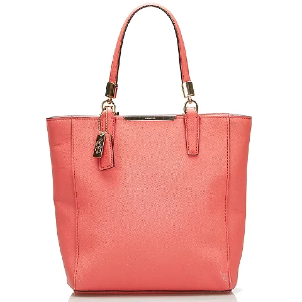 Coach Pre-owned Leather handbags Pink Dames