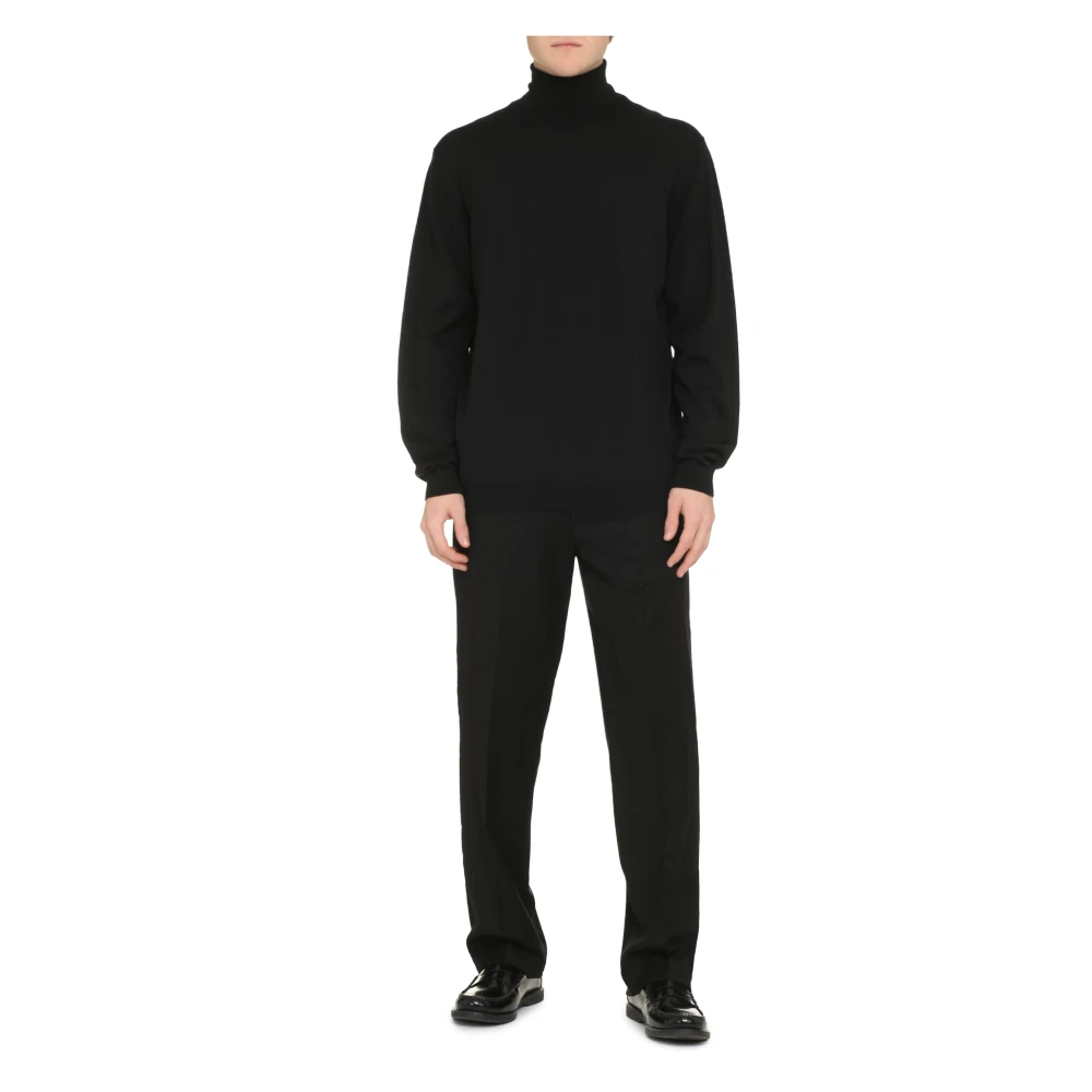 Roberto Collina Geribbelde Coltrui Black Heren