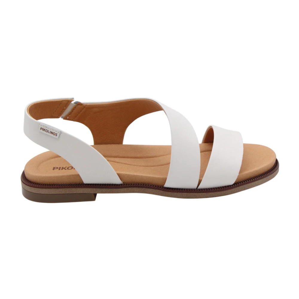 Pikolinos White Micky Sandal - Female - Flat Sandals - 4 Uk - Shoes
