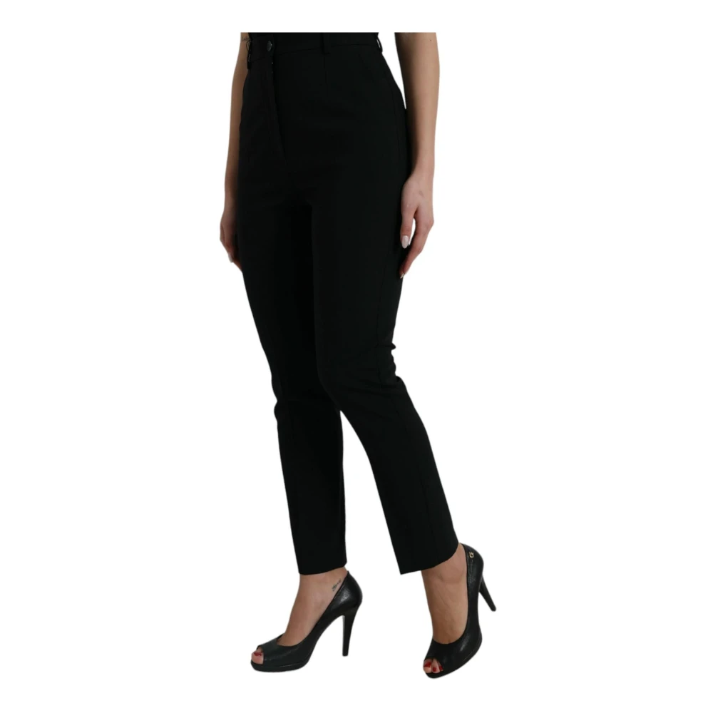 Dolce & Gabbana Slim-fit Trousers Black Dames