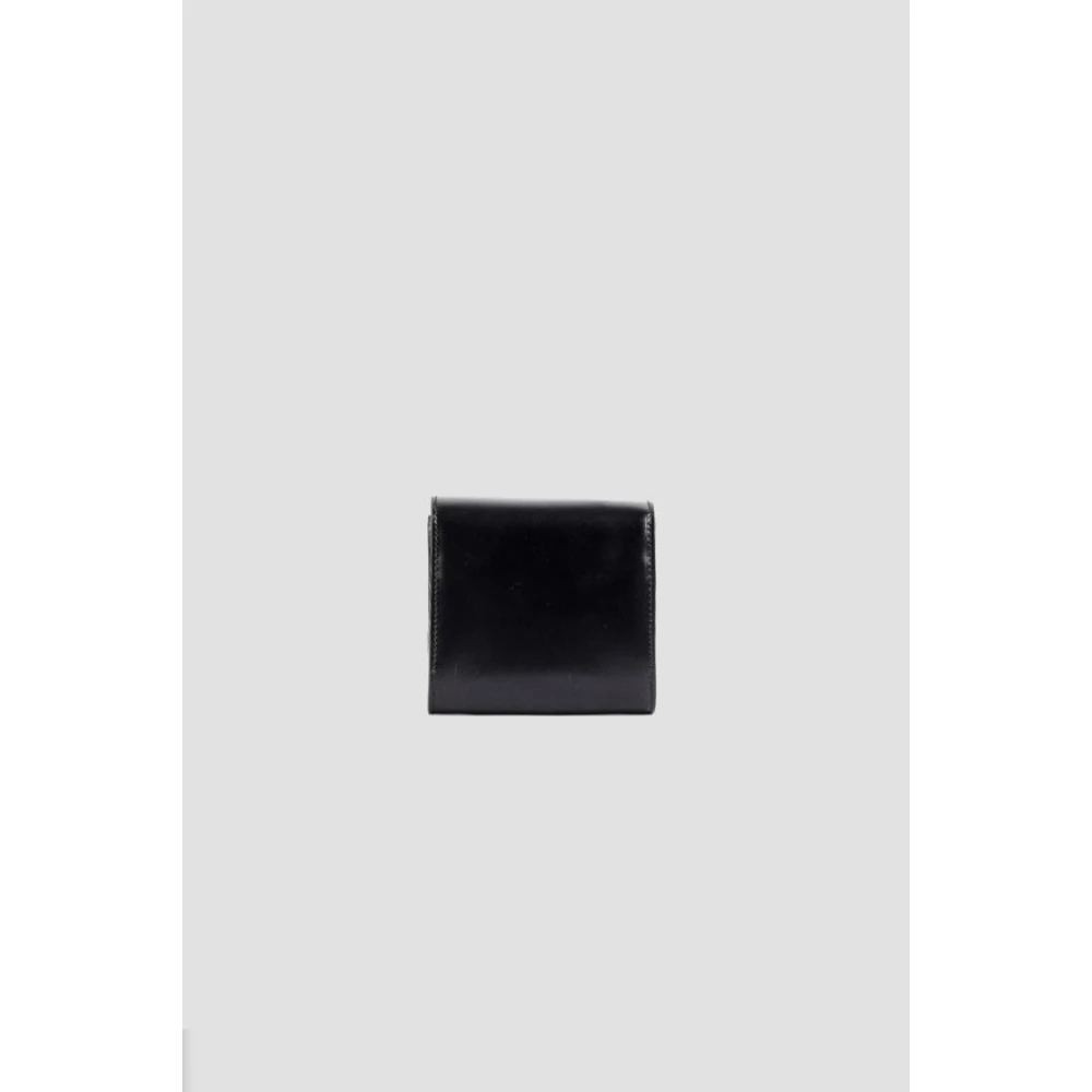 Ami Paris Compacte Zwarte Paris Portemonnee Black Dames