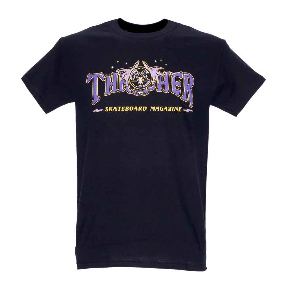 Thrasher Fortune Logo Zwart T-Shirt Black Heren