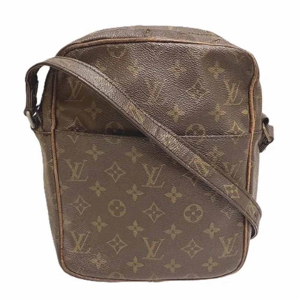 Louis Vuitton Vintage Pre-owned Canvas shoulder-bags Brown Dames