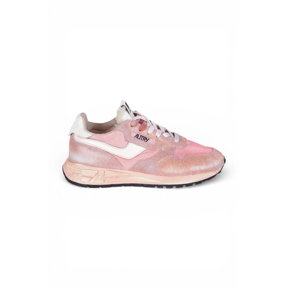 Autry Reelwind Super Vintage Low Dames Schoenen Roze